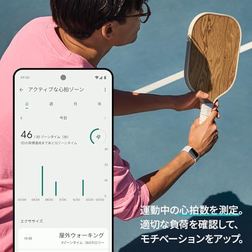 Fitbit Charge 6 トラッカー オブシディアン 画像4