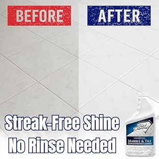 Black Diamond Stoneworks MARBLE & TILE FLOOR CLEANER. Great for Ceramic, Porcelain, Granite, Natural Stone, Vinyl and Brick. No-rinse Concentrate. (1-Quart)