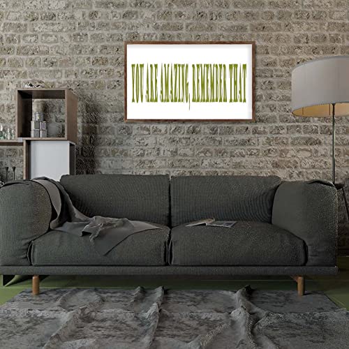 Décoration murale moderne en bois durable cadre rustique avec message gravé - 4