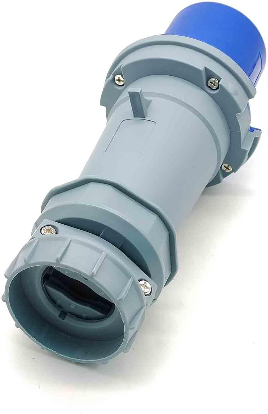 IEC60309 Waterproof Industrial Connector Plug 3Pin 63A 230V 2P+E IP44