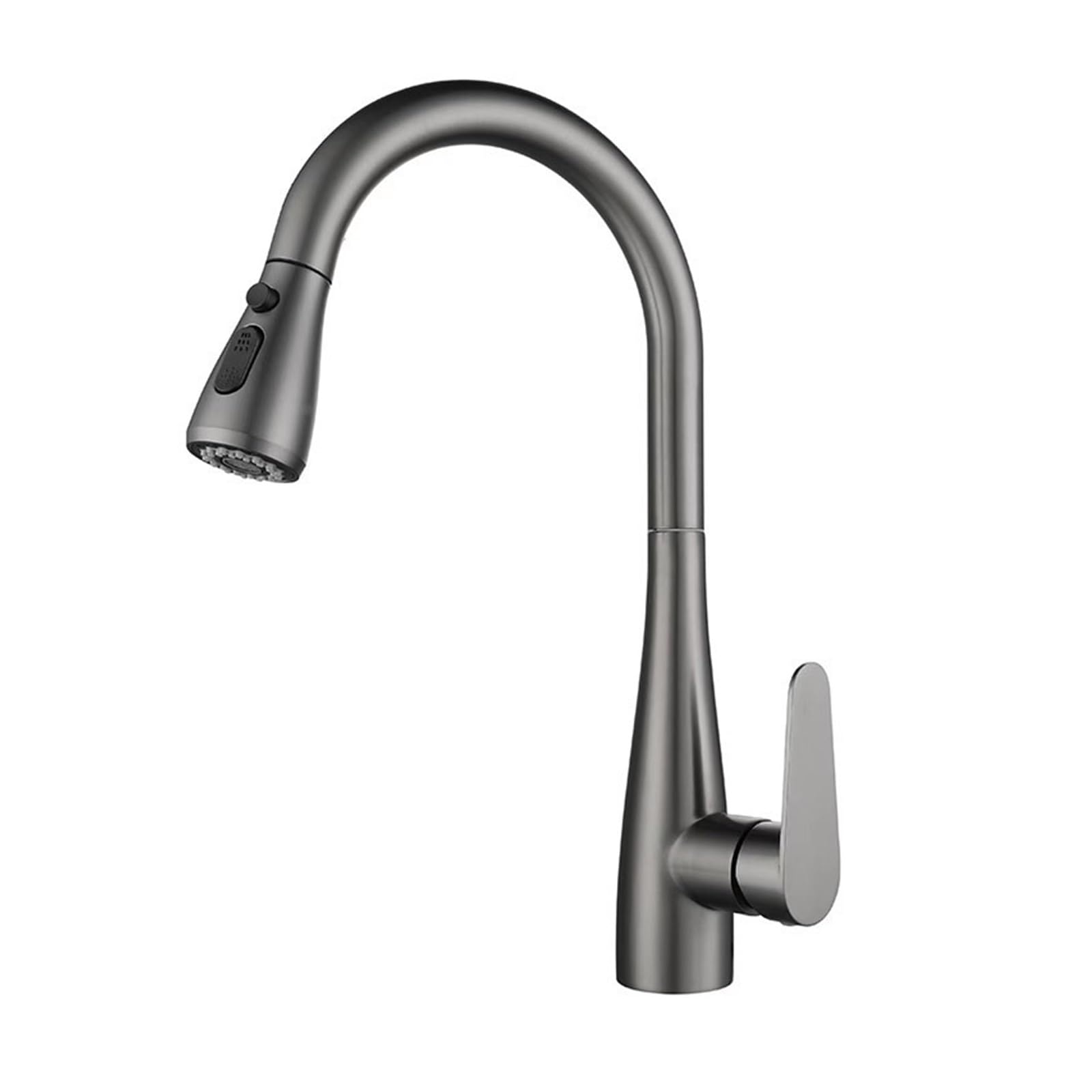 Grifo de fregadero de acero inoxidable 304 extraíble monomando cepillado para agua fría y caliente cocina