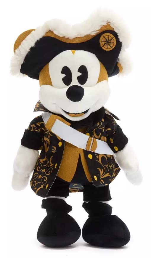 Disney Store Official Mickey Mouse The Main Attraction Soft Toy - The Pirates of the Caribbean, 2 of 12 in Series - 46cm x 26cm x 17cm