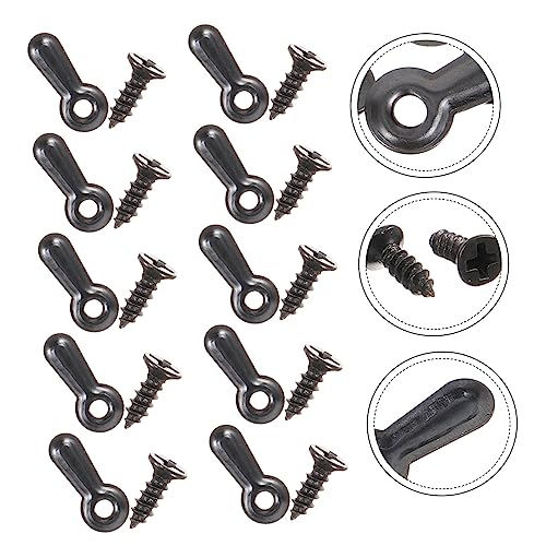 Image of Housoutil 3sets Photo Frame Backing Clip Frame Picture Turn Button Picture Screw Decorative Embellishment 200pcs*3