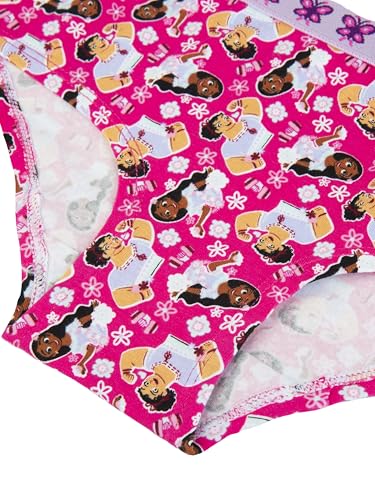Girls' Disney Encanto 5-Pack Panties Cotton/Spandex Blend Sizes 4,6,8,10 Mirabel Breathable Stretch4