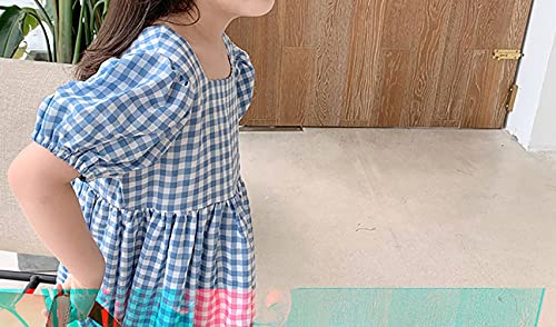 Toddler Little Girls Short Sleeve Cotton Dress Spring Summer Casual Polo Playwear Shirts Dresses 2-7 Years3