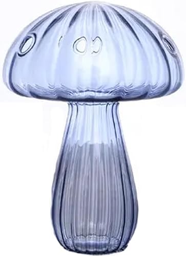 Miniatura 2 de 3 piezas de terrario de cristal con forma de hongo jarrones hidropónicos nórdicos lindos macetas contenedores para plantas cumpleaños, Navidad, Año