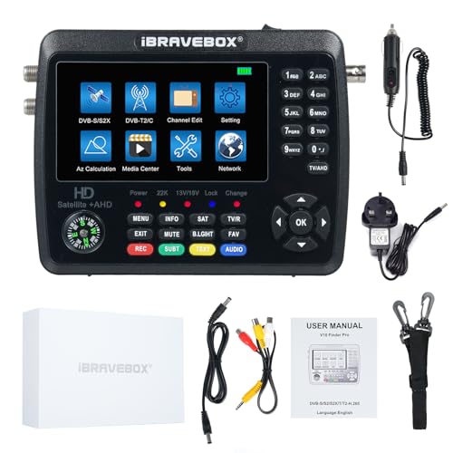 V10 Finder Pro+ Satellite Signal Meter with LCD Screen