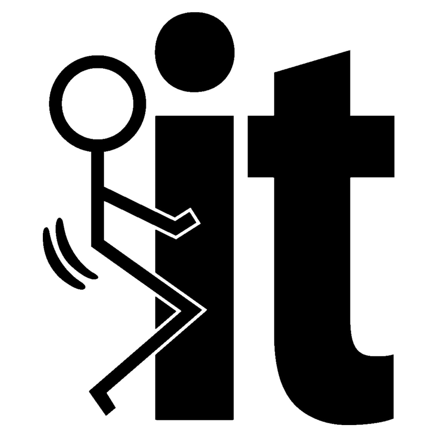 Phuck it Decal, Eff it, Hump it, Screw it, Do it Stick Figure Custom Vinyl Sticker - Funny on Car Truck Window Yeti Tumbler Laptop - Many Colors and Sizes to Choose From