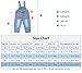FEOYA Niñas Bebé Petos Vaqueros Overalls Denim Pantalones Tirantes Largos Jeans Strench...