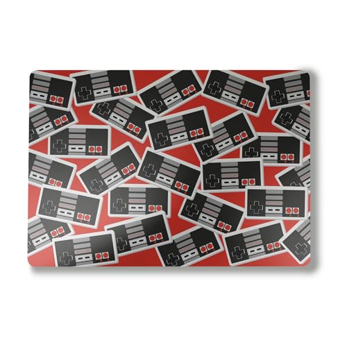 Image of Laptop Skin Compatible with Alienware M18 R2 (2024) - Retro Controllers 3 - Premium 3M Vinyl Protective Wrap Decal Cover - Easy to Apply | Crafted in The USA by MightySkins