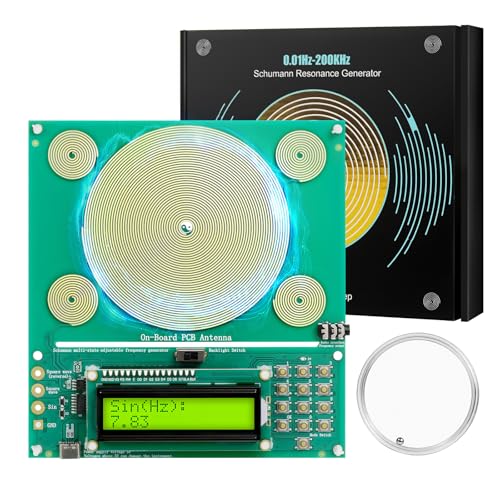 Image of Frequency Generator for Healing | Adjustable Schumann Resonance Generator - 7.83Hz Natural Frequency Device for Deep Sleep, Meditation, Yoga | USB Type-C Powered | 0.01Hz-200KHz Sound Therapy Tool