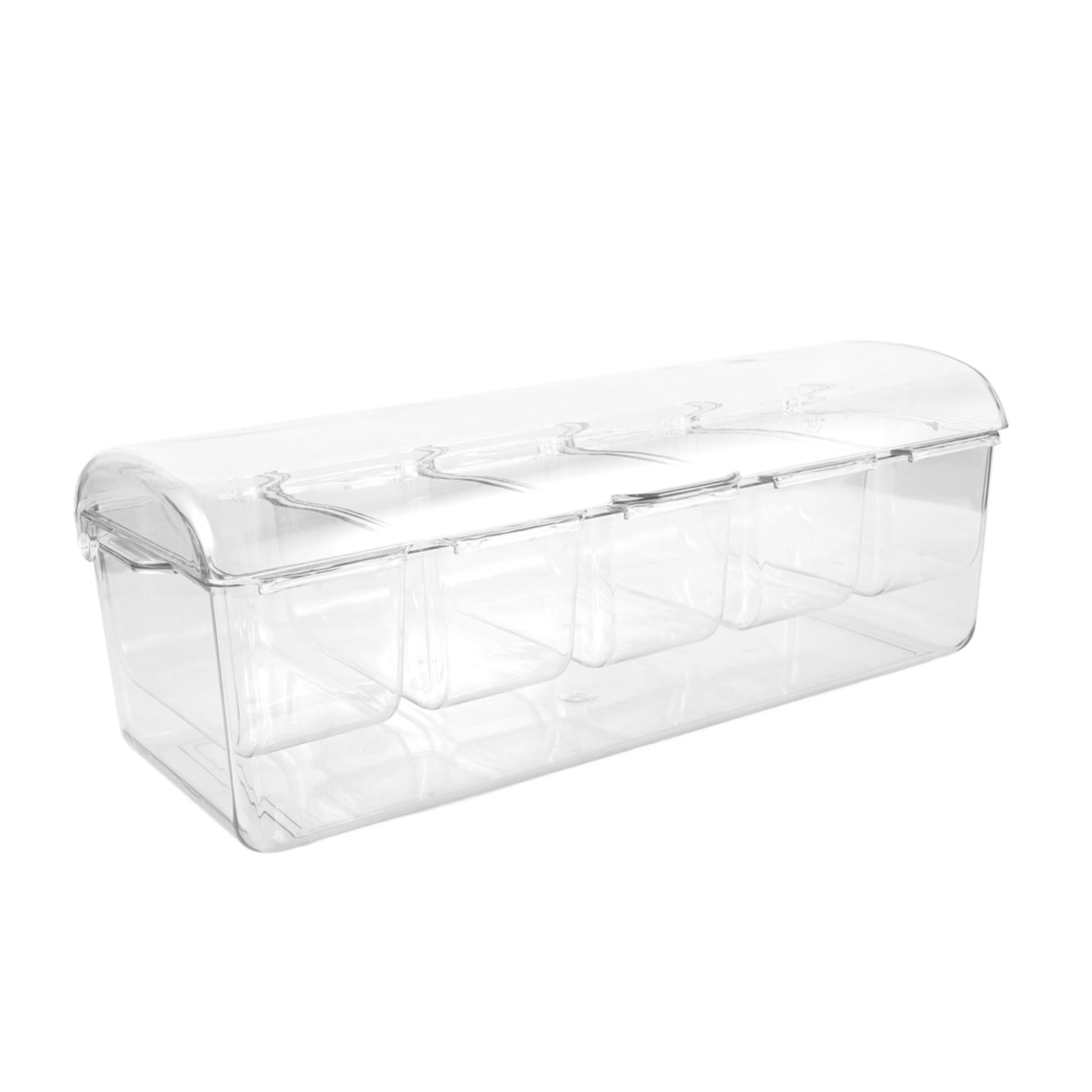 Boîte de Rangement Salade à 5 Compartiments en Plastique Grosse Capacité