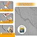 Concrete Crack Filler, High Elasticity Cement Crack Repair Sealant, Self-Leveling Waterproof Caulking Glue for Driveways, Walkways, Patios, Outdoor Concrete Joint Repair-2 PCS