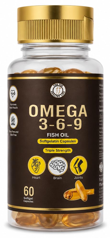 Omega 3,6,9 fish oil triple strength softgels (60 Capsules)-image-7