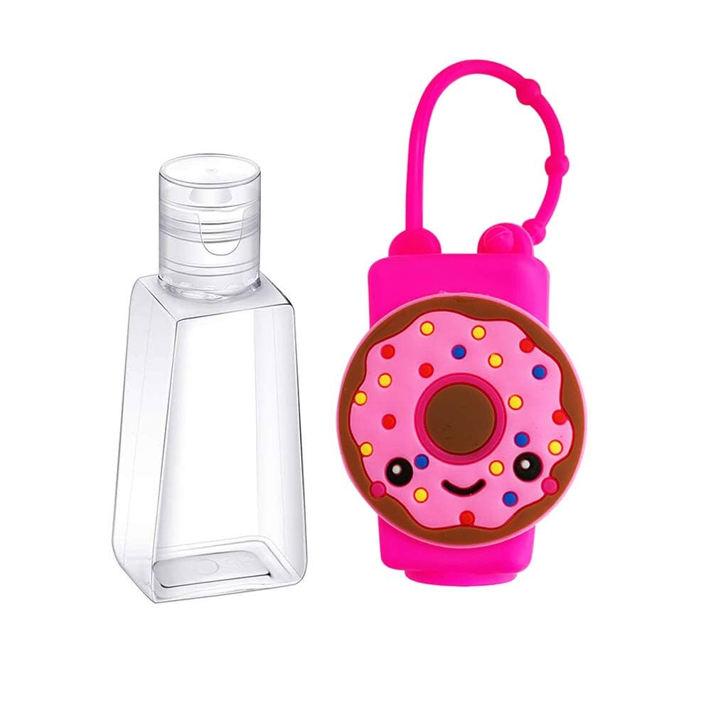 Emty Kids Hand Sanitizer, Refillable Bottles With Silicone Cover/Leak