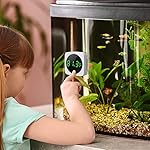 Digital Aquarium Thermometer, PAIZOO LED Display Thermometer for Aquarium Fish Tank, High Accurate to ±0.9°F, Touch & Sleep Mode, Thermometer with Temperature Sensor on The Back for Fish, Turtles - Image 2