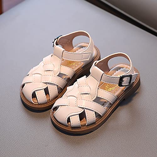 Sandals Size 13 Girls Girls Sandals Toddler Little Kid Closed Toe T Strap Dress Sandals for Girls Size 104
