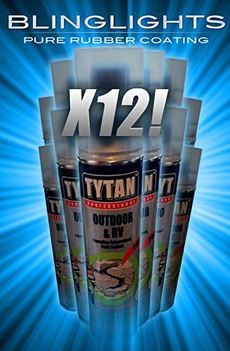 12x 24oz Cans of Tytan RV Pro Black Rubber Flex Foam Seal Spray Sealan by Selena USA Indoor Outdoor