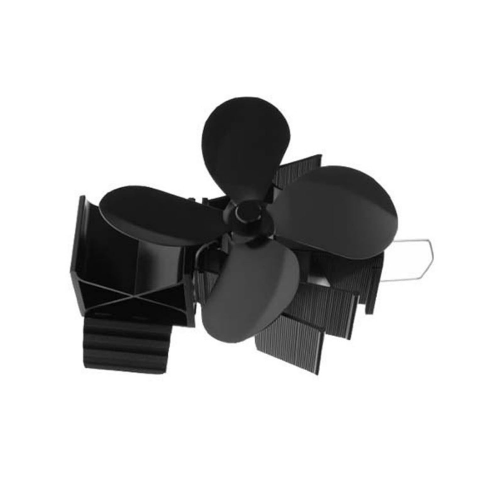 Energieaktivierter Ofenventilator ohne Strombedarf Konstruktion aus massiver Aluminiumlegierung Leiser Betrieb Leise Kamine Luftzirkulator