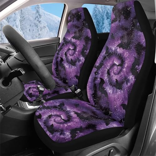 Housse couverture de sieges tie-dye extensible pour redonner vie à l'intérieur d'une berline