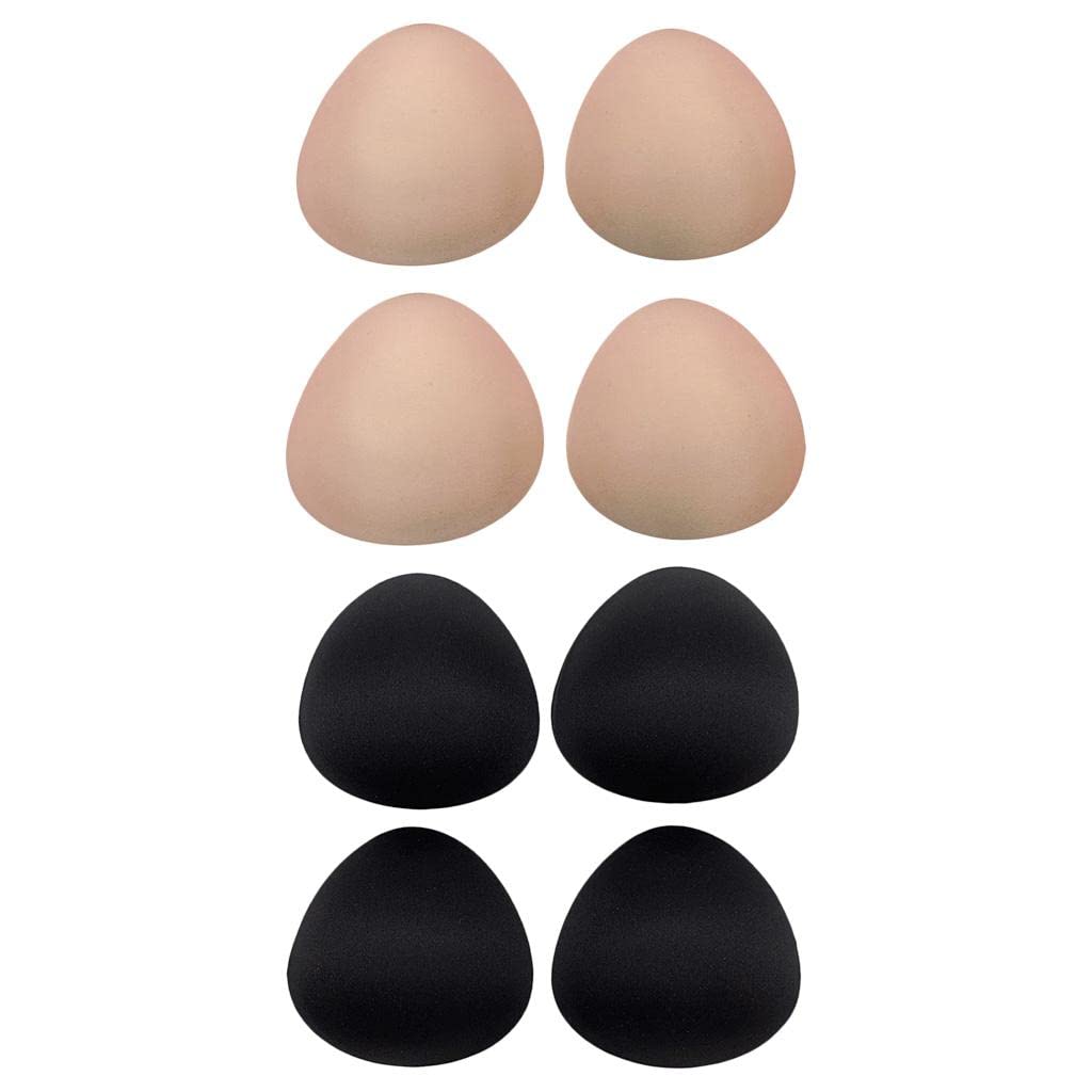 2 Pairs Female Bra Pad Inserts Push Up Sponge for Swimwear Sportwear Black'|Clothing Shoes & Accessories | Womens Clothing | Intimates & Sleep | Breast Forms Enhancers'-image-36