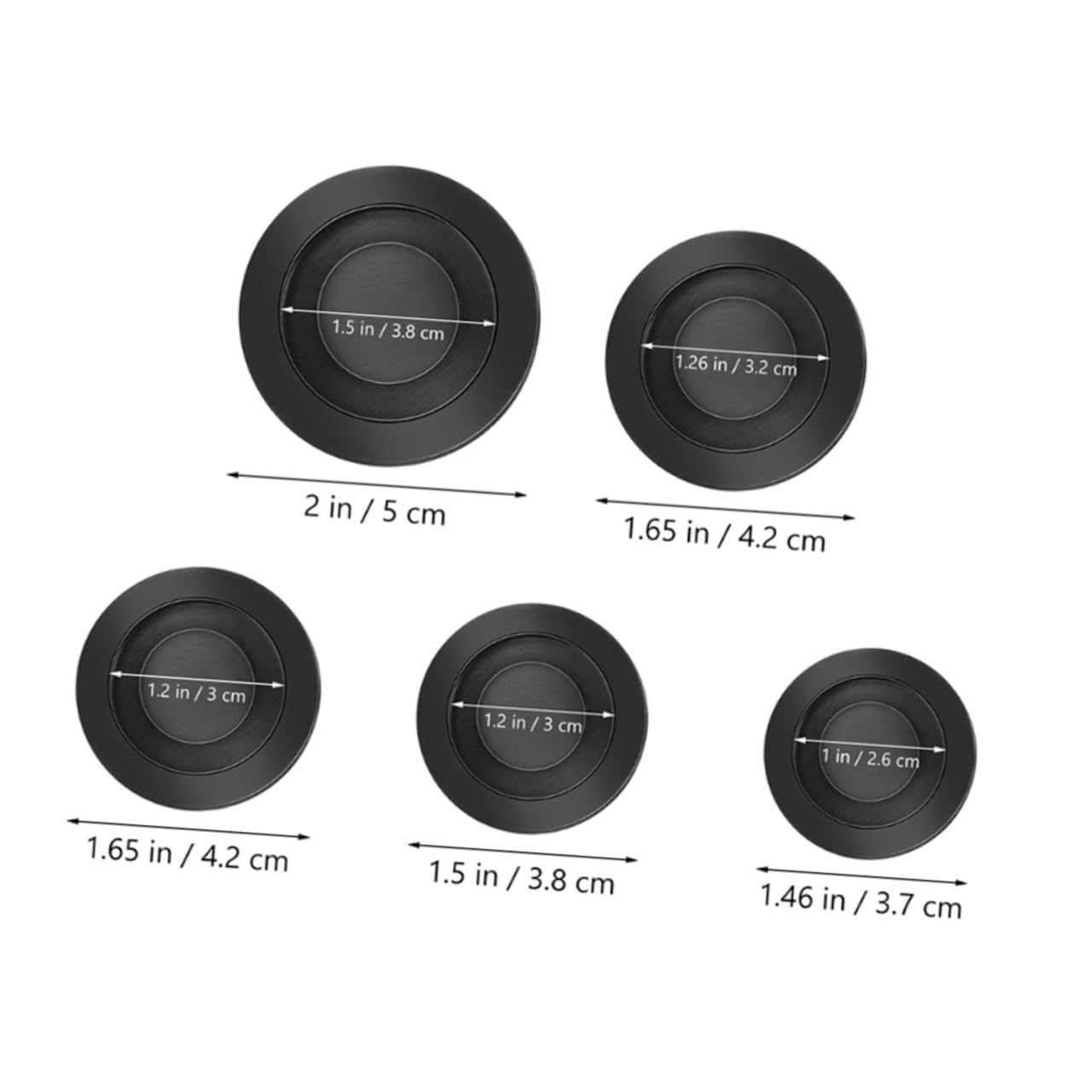 Toyvian Piggy Bank Closure Plugs Pack Compatibility Easy to Install Rubber Plugs