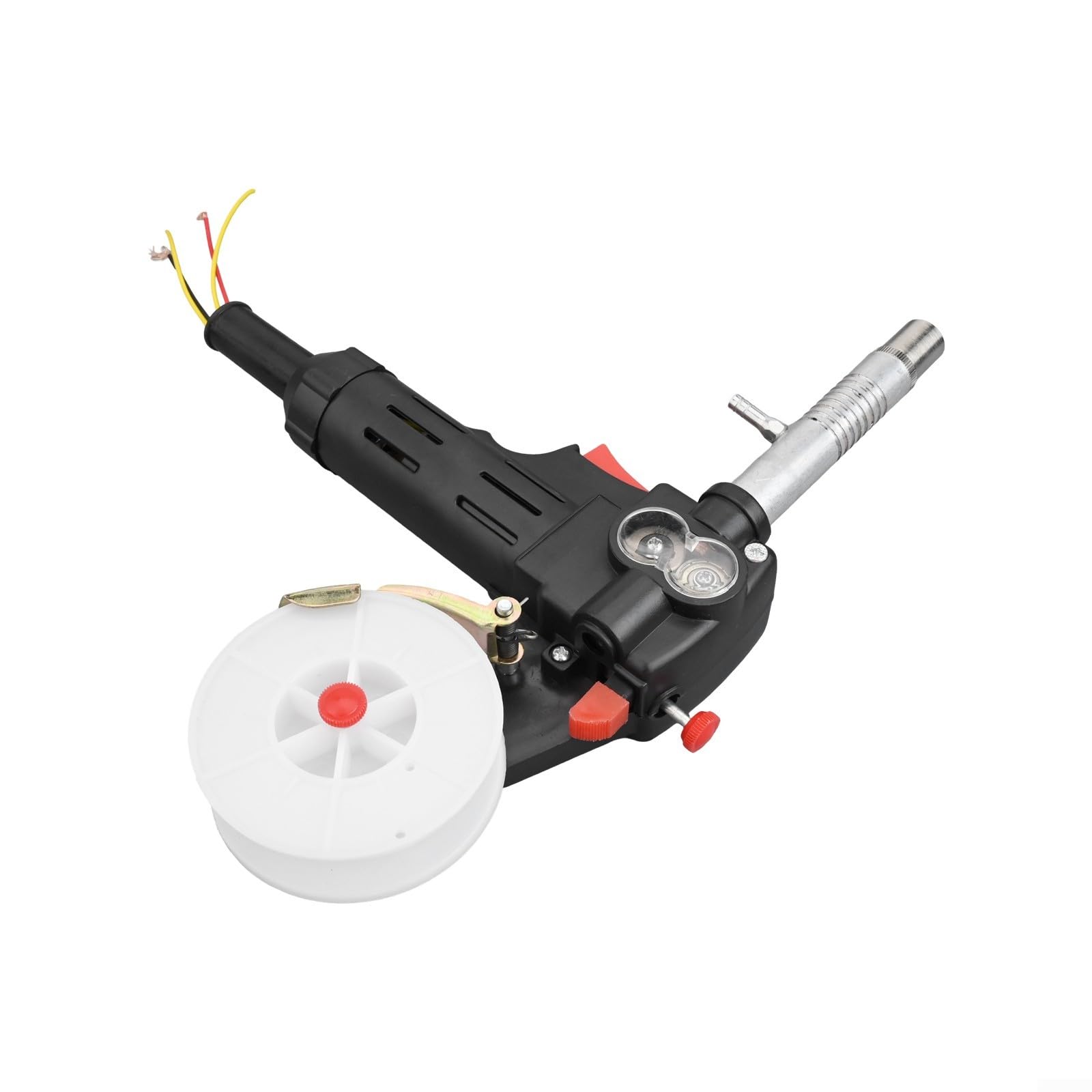 MIG - Herramienta de bobina para soldadora NBC-200A, soplete de alimentación de alambre de aluminio para núcleo de flujo sin gas y soldadura MIG pulsada, diseño portátil para reparación de automóviles