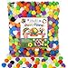Caydo 1000 Pieces 1 inch Pompoms Arts and Crafts Pom Poms Ball for Hobby Supplies and Creative Craft DIY Material