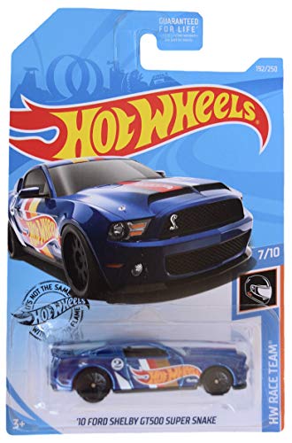 Hot Wheels Ford Shelby GT500 Super Snake Azul miniatura 1