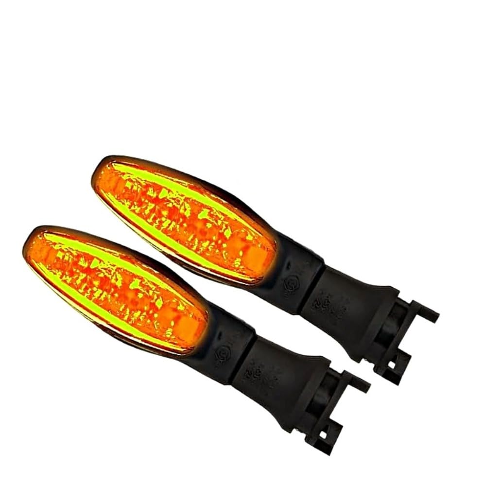 Blinker Indicator Assembly Compatible for Yamaha FZ, R15, MT-15 BS4 & BS6, Ray Z | Premium Motorcycle Turn Signal Indicator Light Set of 2 | Durable, High Brightness, Weather Resistant-image-48