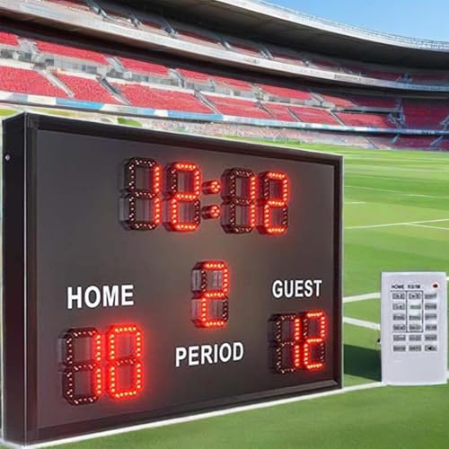 Marcador electrónico LED para fútbol de 6 pulgadas miniatura 3