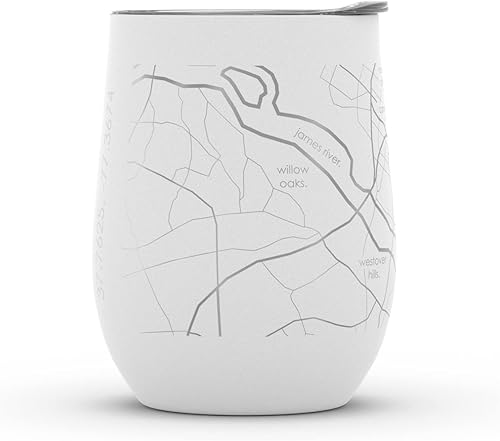 Vista 874 de Well Told Lexington Kentucky Map - Vaso de vino aislado con grabado de mapa de Kentucky, taza de acero inoxidable grabada (12 onzas, verde domingo)