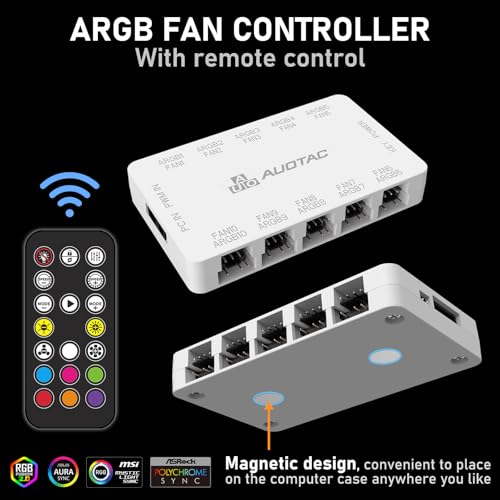 Hub de ventiladores de 10 puertos para solucionar la falta de conectores ARGB 6