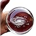 3D Milky Way Galaxy 60mm Crystal Glass Ball with Crystal Base or Wedding Birthday Valentine's Day Gift (60mm)