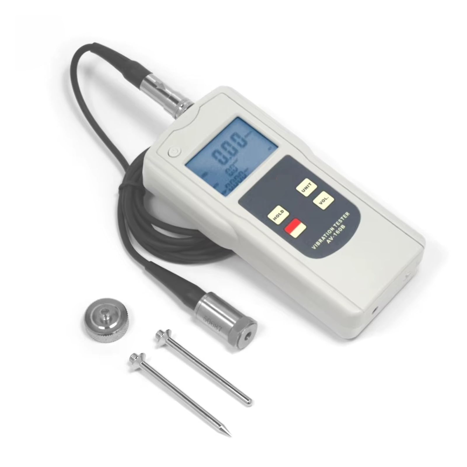 Medidor De Vibración, Máquina Prueba Electrónica Portátil Mano Digital(AV-160B)