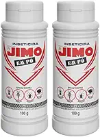 Kit com 2 Inseticida Jimo em Pó Elimina Formigas Traças Baratas Pulgas Formigas De Longa Duração
