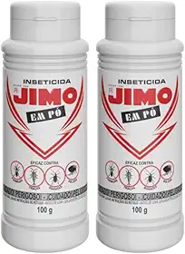 Kit com 2 Inseticida Jimo em Pó Elimina Formigas Traças Baratas Pulgas Formigas De Longa Duração