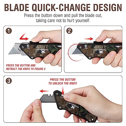 Olympia Tools 33-130 Camo Turbo x Knife - Thumbnail 5
