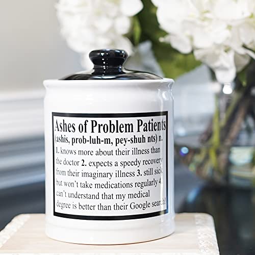 Nurse Doctor Gifts Ashes Of Problem Patients Ceramic Piggy Bank, Candy Jar Gift Idea For Nurses, Doctors, Dentists, Hygienists #TOP6