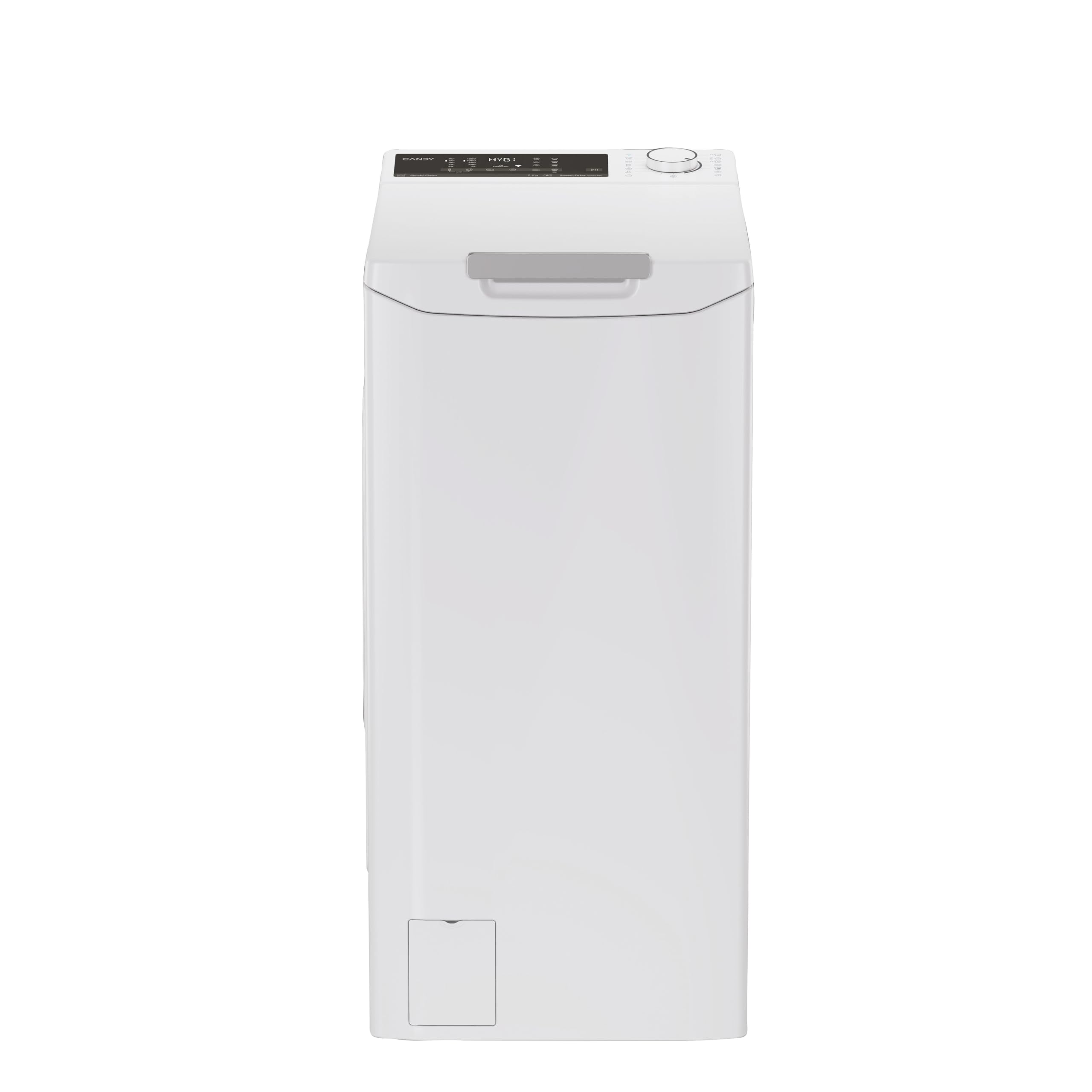 Candy ProWash 500 Lavatrice Carica dall’Alto 7 Kg 1200 RPM Classe A Slim 40,5 cm WiFi App hOn Motore Inverter AI Weight Sense 17 Programmi Rapidi AxLxP 86x40,5x60 cm TCA274TM5-S