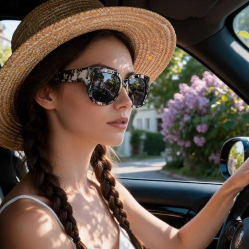 Image of HAOLOTA Polarized Fit Over Glasses Sunglasses for Women UV Protection