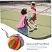 GANAZONO Rainbow Tail Soft Balls for Boy Girl Colorful Playground Sports Balls for Sensory Training and Hand-Eye Coordination Safe and Fun Throwing Game for Kindergartens and Schools