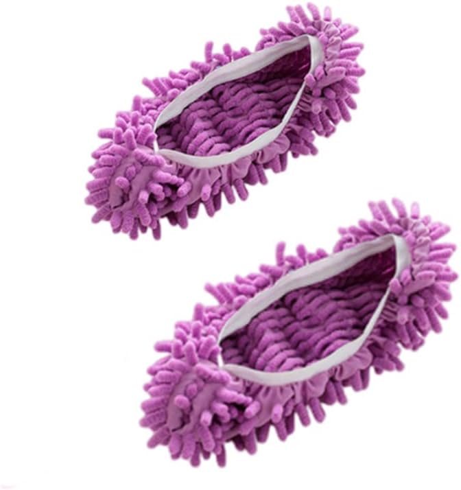 SYART Pantuflas para limpiar el suelo para mujeres hombres y niños lavables reutilizables para limpiar el polvo trapeadores trapeadores limpiadores