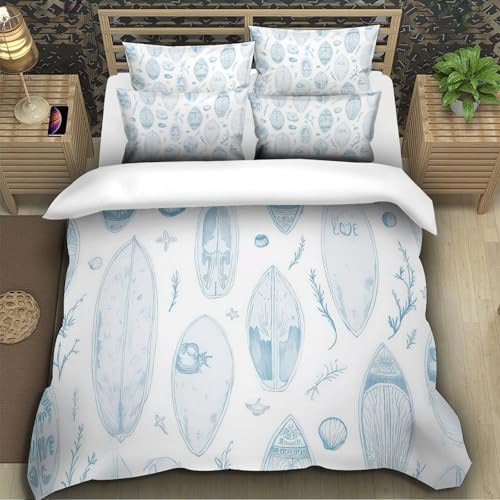 Parure de lit fermeture éclair ultra douce lavable pour ado