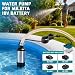 Wasserpumpe für Makita 18V Akku, 3800L/H Bürstenlose Tauchpumpe Sumpfpumpe Schmutzwasserpumpe Absaugpumpe Flachwasserpumpe für Pool, Gartenbewässerung, Autowäsche, Schwimmbadentleerung(Keine Akku)