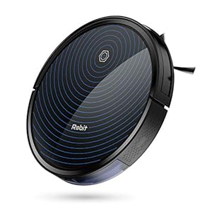 Saugroboter, Robit R3000 2500Pa Saugkraft 6,9cm Super schlank, 120Min Laufzeit, Mit Walzenbürste，Roboterstaubsauger mit…
