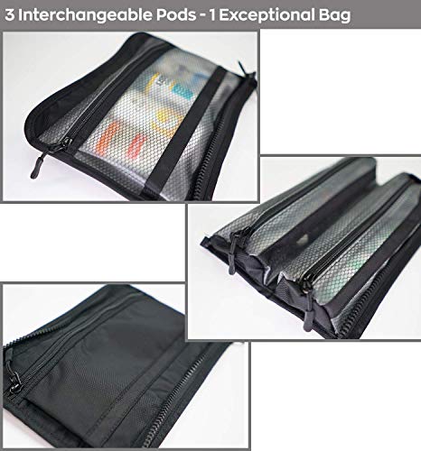 Taskin Rolr | 3-In-1 Toiletry Bag | Built-In 4 Suction Cups, Water Resistant San Francisco #TOP4