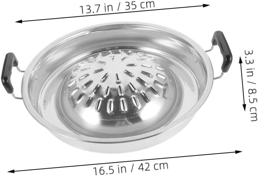 Aluminum Bbq Grill Pan Set Korean Bbq Grill Trays Compact for Camping Indoor/outdoor Easy to Clean Design