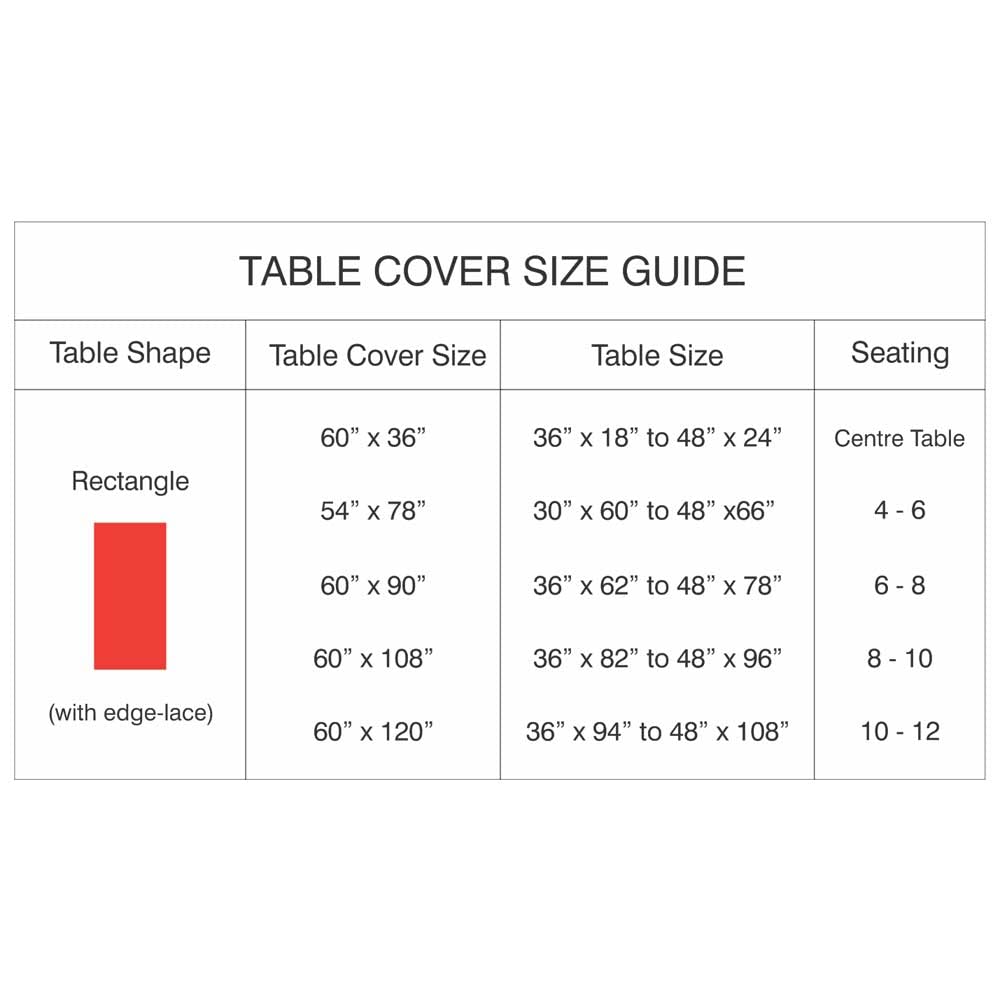 Freelance PVC Vinyl Magnolia Dining Plastic Table Cover Cloth - Waterproof Protector, 4-6 Seater, Rectangle 54x78 inches (with White Border Edge Lace) - Product of Meiwa, Japan