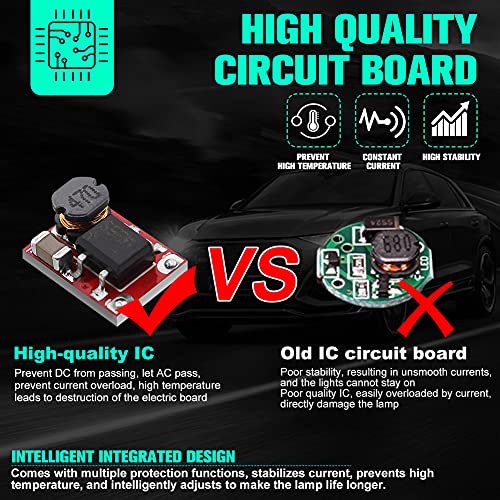 Nc Yudeer H3 Led Fog Light Bulbs Blue,3030 Chips Dc/Ac 12V-24V For Car Fog Lights Daytime Running Lights,High Bright Drl Driving Lamp,2-Pack. #TOP3
